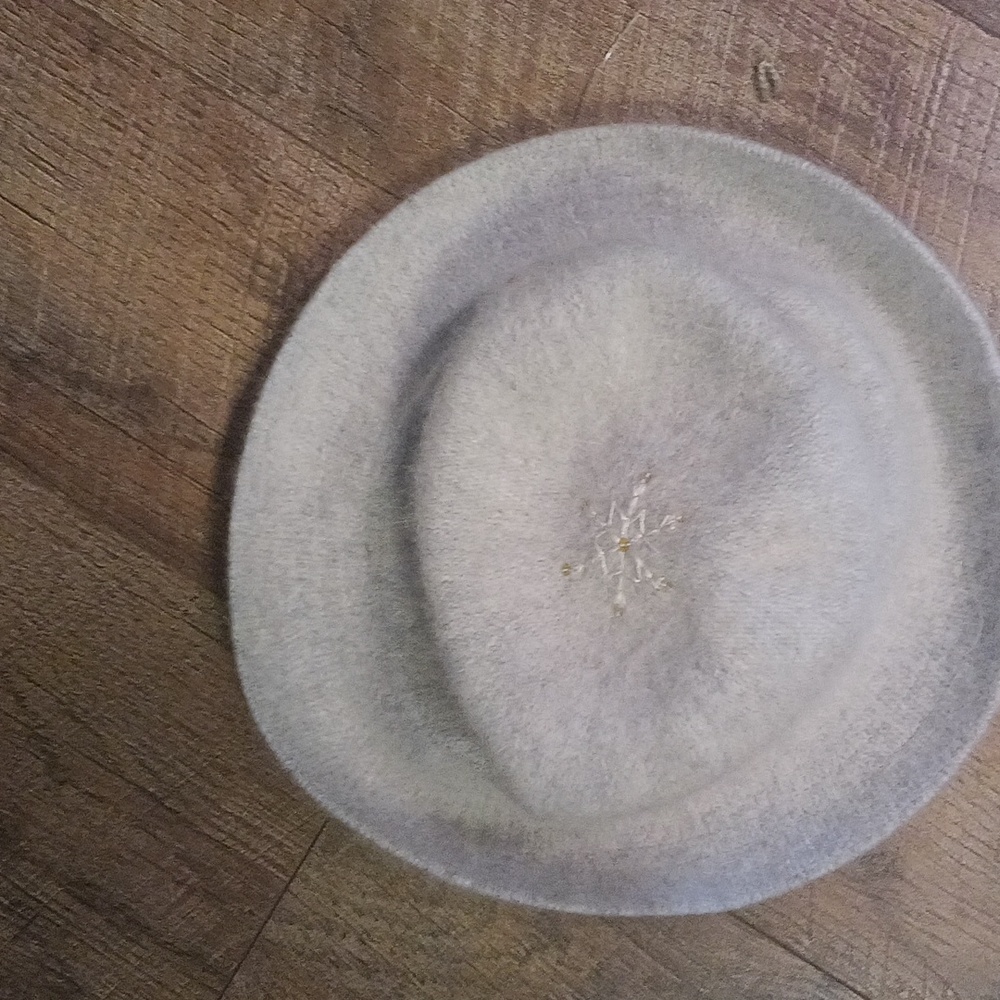 Angora Wool Gray Hat - image 3